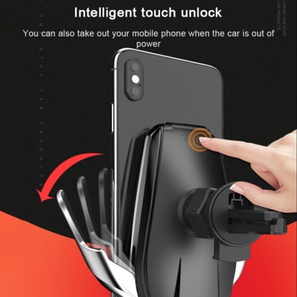 S7 15W QI 360 Degree Rotatable Infrared Induction Car Air Outlet Wireless Charging Mobile Phone Holder for 4.0-6.5 inch Mobile Phones, S7 - Image 7