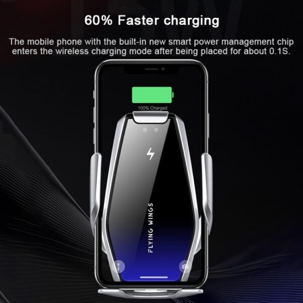 S7 15W QI 360 Degree Rotatable Infrared Induction Car Air Outlet Wireless Charging Mobile Phone Holder for 4.0-6.5 inch Mobile Phones, S7 - Image 8