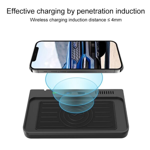 Car Fast Charging Wireless Charger for Ford Explorer 2020-2021, Left Driving, For Ford Explorer 2020-2021 - Image 7
