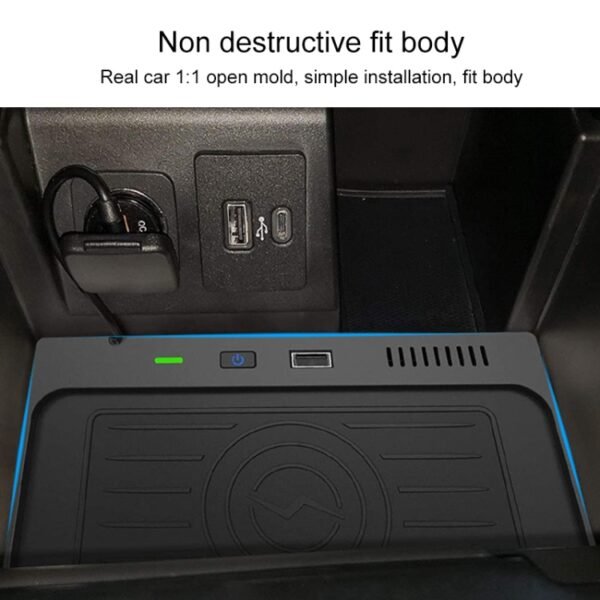 Car Fast Charging Wireless Charger for Ford Explorer 2020-2021, Left Driving, For Ford Explorer 2020-2021 - Image 9