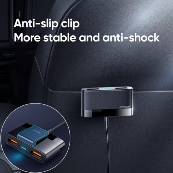 JOYROOM JR-CL03 6.2A Multi 5 Ports USB Smart Car Charger - Image 5