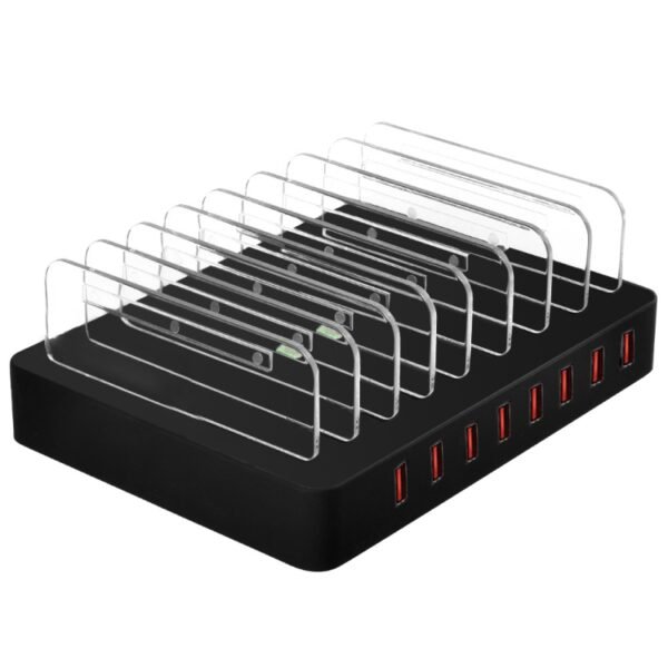 X6 96W 2.4A 8 USB Ports Smart Charger with Detachable Bezel, AU Plug, AU Plug Black, AU Plug White - Image 2