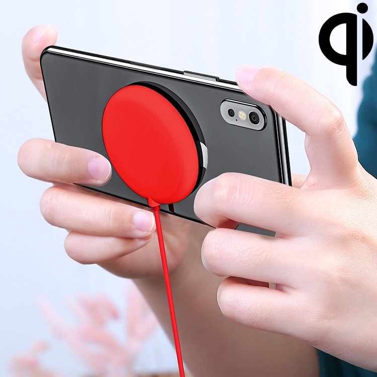 10W Portable Suction Cup Mobile Phone Fast Charging Wireless Charger, Length: 1.5m, 10W