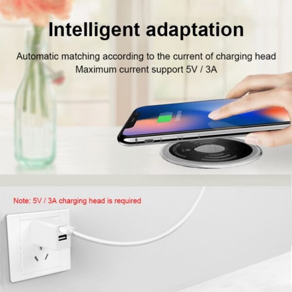 KP-ZMC Embedded Desktop Wireless Charger with PD+USB Interface Cable Length: 1.2m - Image 10