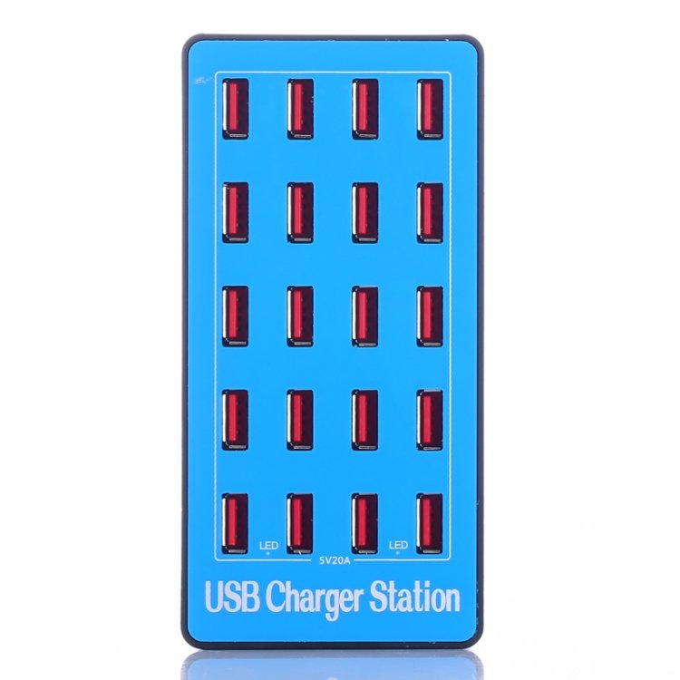 100W 20 In 1 Multi-function Smart USB Charging Station