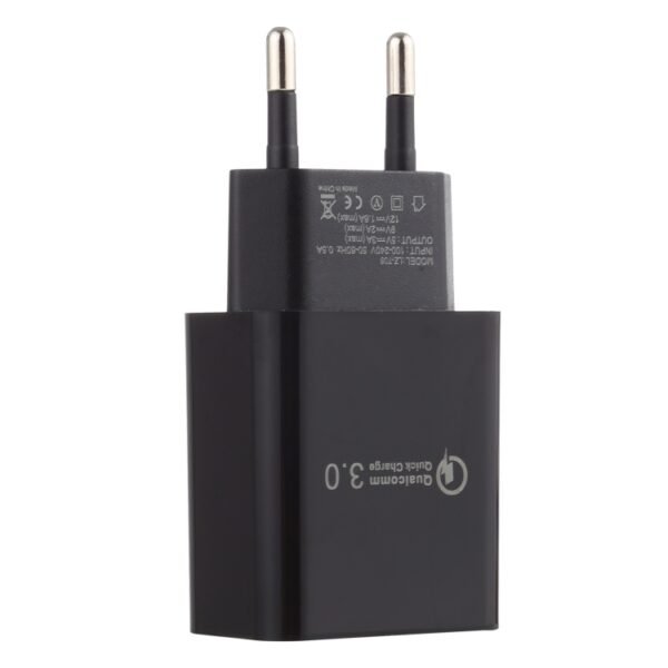 LZ-706 QC3.0 Single USB Port Travel Charger, EU Plug - Image 2