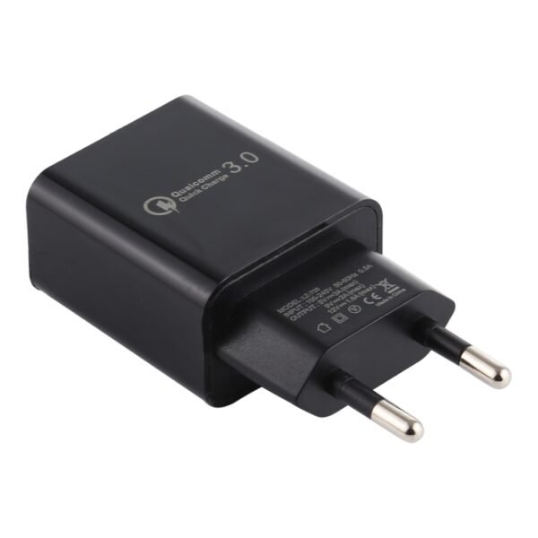 LZ-706 QC3.0 Single USB Port Travel Charger, EU Plug - Image 3