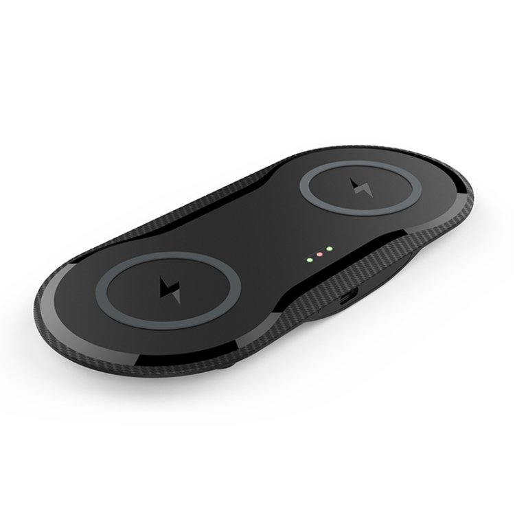 10W 5V / 9V Wireless Dual Mobile Phone Fast Charger Base for All Support the QI Standard Mobile Phones