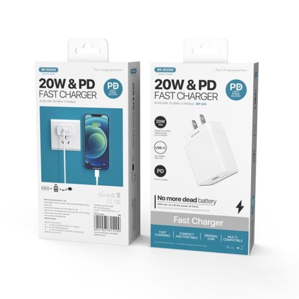 WK WP-U54 Max 20W Maxspeed PD Fast Charger - Image 3