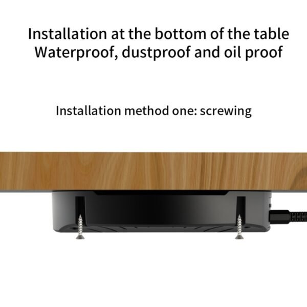 T16 10W Long-distance Air-tight Magnetic Wireless Charger for Desktops Within 30mm Thickness - Image 3
