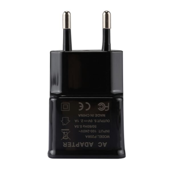 For iPhone 5V 2.1A Intellgent Identification USB Charger with 1m USB to 8 Pin Charging Cable, EU Plug - Image 4
