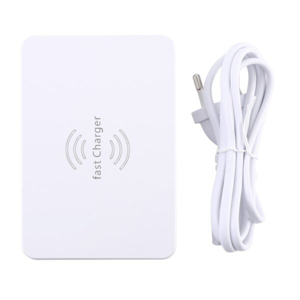 WLX-818F 6 in 1 10W QC3.0 Wireless Charging + USB-C / Type-C + 4 USB Ports Charger with Smart LCD Display Screen, EU / AU Plug - Image 6