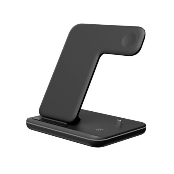 Z5 QI Vertical Magnetic Wireless Charger for Mobile Phones & Apple Watches & AirPods / Xiaomi Redmi AirDots, with Touch Ring Light, Z5 - Image 2