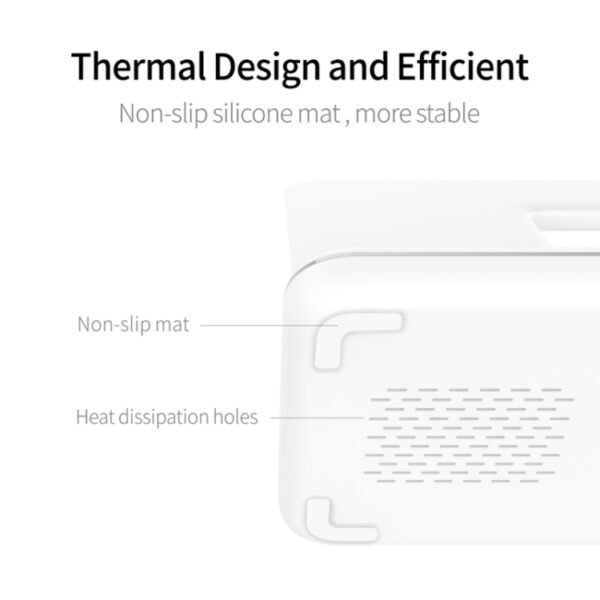 Z5 QI Vertical Magnetic Wireless Charger for Mobile Phones & Apple Watches & AirPods / Xiaomi Redmi AirDots, with Touch Ring Light, Z5 - Image 5
