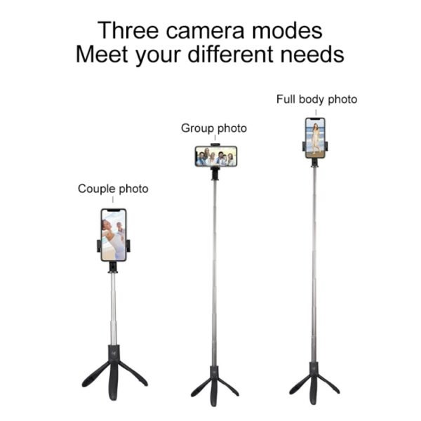 Mai Appearance K06 Multi-function Live Broadcast Mobile Bluetooth Self-timer Pole Tripod - Image 5