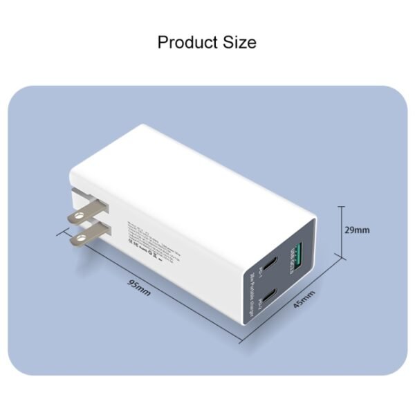 WLX-X3 36W 90 Degrees Foldable Pin Portable Multi-function USB Charger, US Plug - Image 9