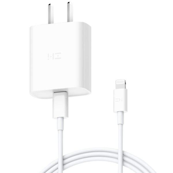 Original Xiaomi Youpin ZMI 20W Quick Charger Power Adapter with Type-C / USB-C to 8 Pin Charging Cable, US Plug - Image 2