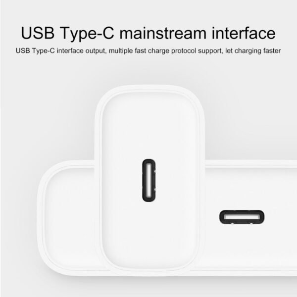 Original Xiaomi Youpin ZMI 20W Quick Charger Power Adapter with Type-C / USB-C to 8 Pin Charging Cable, US Plug - Image 3
