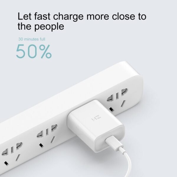 Original Xiaomi Youpin ZMI 20W Quick Charger Power Adapter with Type-C / USB-C to 8 Pin Charging Cable, US Plug - Image 5