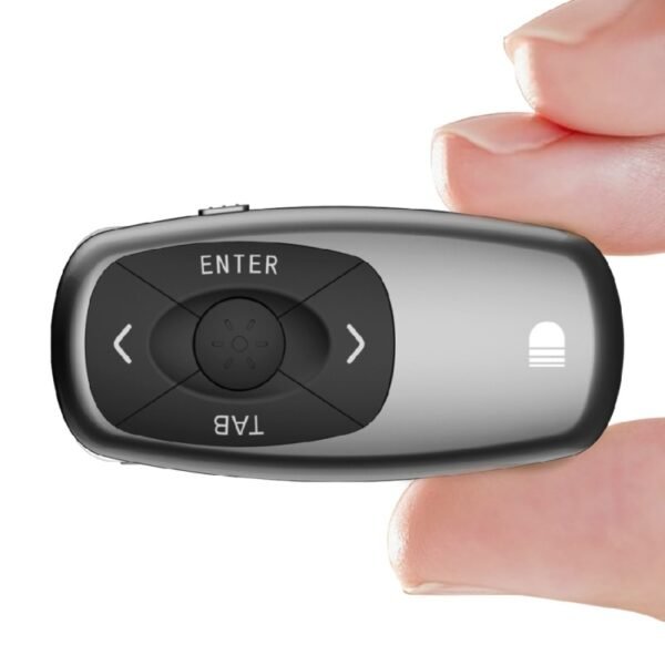 Doosl DSIT011 2.4GHz Mini Rechargeable PowerPoint Presentation Remote Control, Control Distance: 100m(Black) - Image 3
