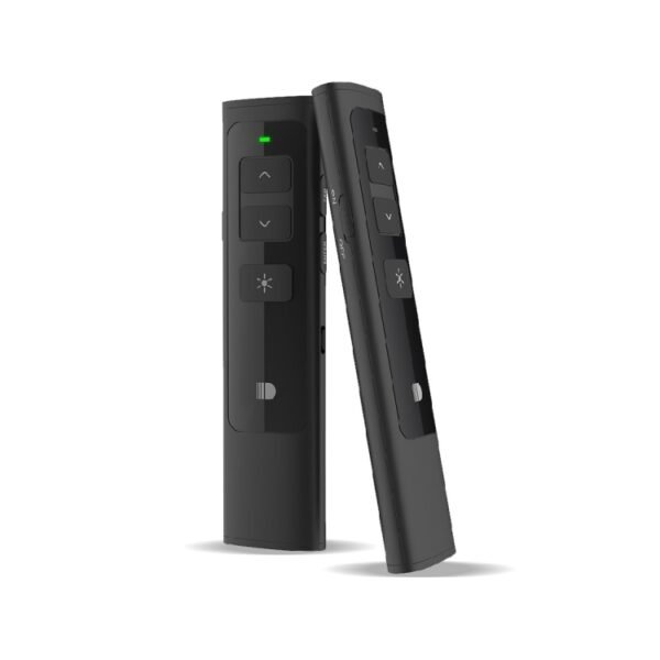 Doosl DSIT013 2.4GHz Rechargeable PowerPoint Presentation Remote Control Multi-functional Laser Pointer for PowerPoint / Keynote / Prezi, Control Distance: 100m(Black) - Image 4
