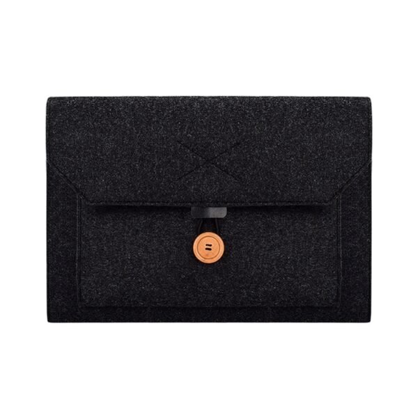 ND06 Multi-purpose Felt Button Laptop Inner Bag for 12.5 inch Laptop, 12.5 inch - Image 2
