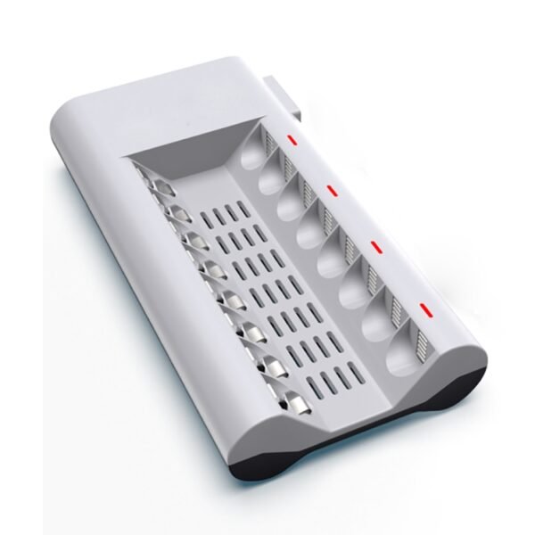 100-240V 8 Slot Battery Charger for AA & AAA Battery, US Plug - Image 2