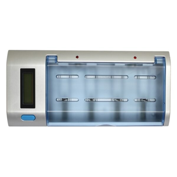 AC 100-240V 4 Slot Battery Charger for AA & AAA & C / D Size Battery, with LCD Display, US Plug - Image 4