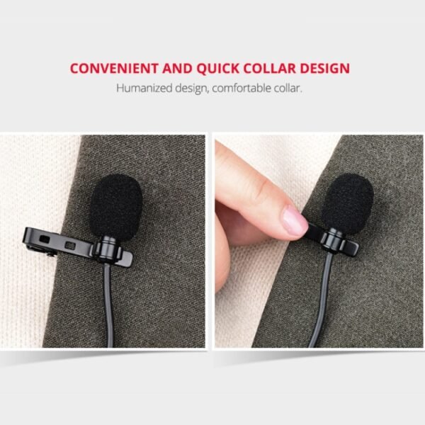 YELANGU YLG9926B MY2 Mini Lavalier Microphone for Mobile Phones / Tablets /  Digital Cameras - Image 15