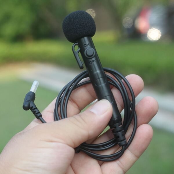 MK-7 3.5mm Elbow Head Handheld Loudspeaker Neck-mounted Microphone with Lanyard, Length: 1m - Image 7