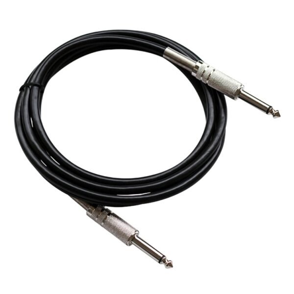 3m  1/4 inch (6.35mm) Male to Male Shielded Jack Mono Plugs Audio Patch Cable - Image 2