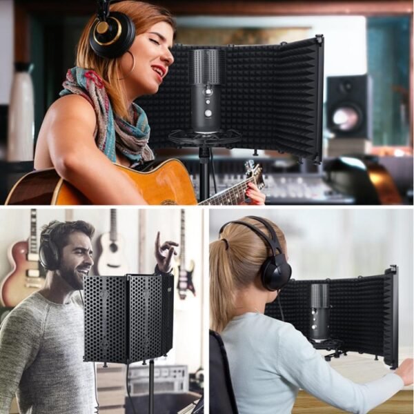 H-3 Microphone Soundproof Cover Wind Screen Noise Reduction Bracket, H-3 - Image 5