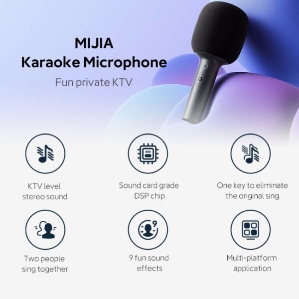 Original Xiaomi Mijia Bluetooth 5.1 Stereo Noise Reduction Karaoke Microphone - Image 3