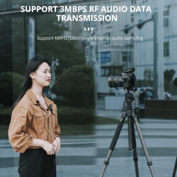 YELANGU MX5S Dual-Channel 2.4GHz Wireless Microphone System with 2 Transmitters and Receiver - Image 3