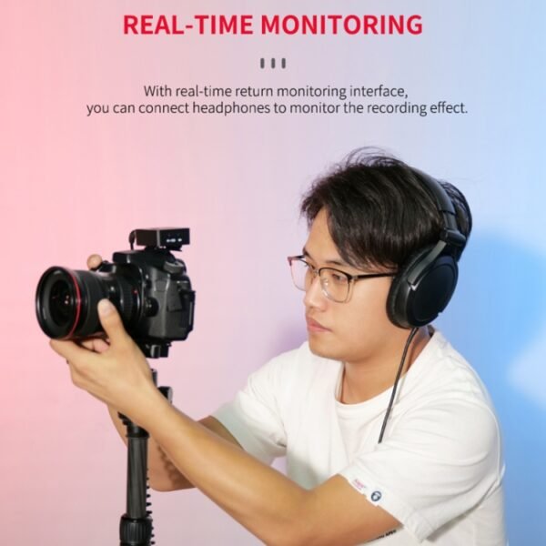 YELANGU MX5S Dual-Channel 2.4GHz Wireless Microphone System with 2 Transmitters and Receiver - Image 4