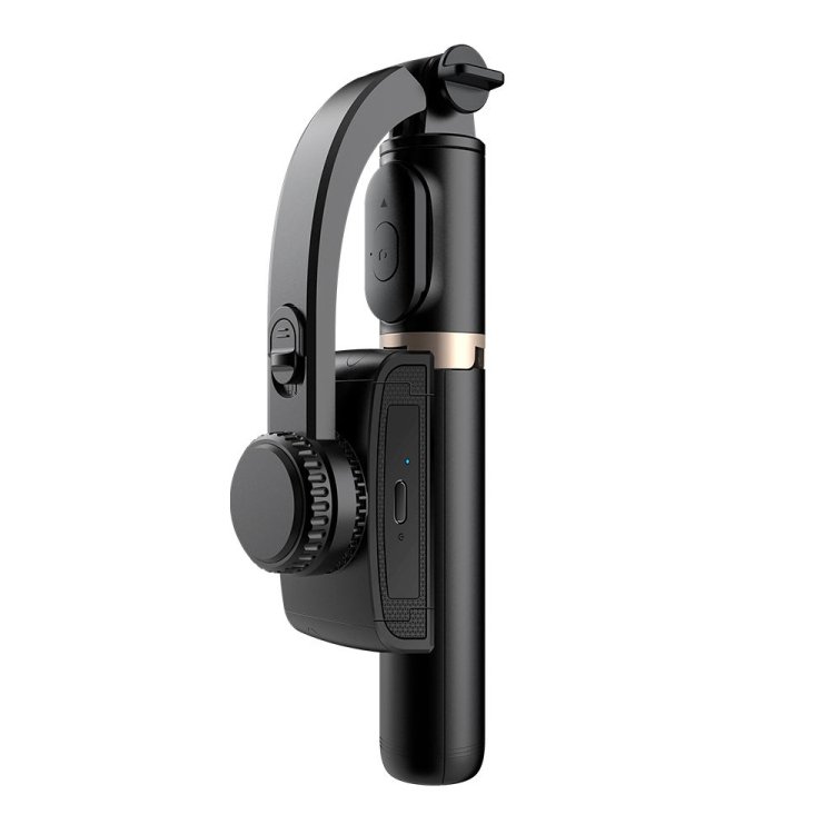 Q08 Gimbal Stabilizer Bluetooth Remote Control Tripod Selfie Stick, Q08 (Black), Q08 (White)