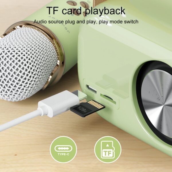 C20 Plus Multifunctional Karaoke Bluetooth Speaker With Microphone - Image 7