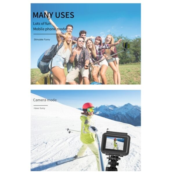L02 100cm Multi-function Adjustable Bluetooth Self-timer Pole Tripod Selfie Stick - Image 10