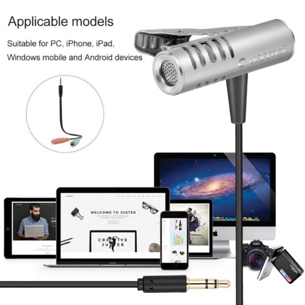 Yanmai R933 Professional Clip-on Lapel Mic Lavalier - Image 8