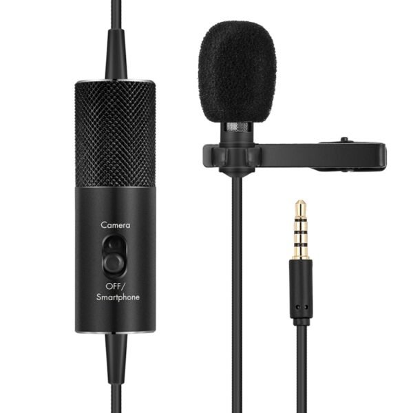 Yanmai R955S Professional Clip-on Lapel Mic Lavalier Omni-directional Condenser Microphone, For Live Broadcast, Show, KTV, etc - Image 3