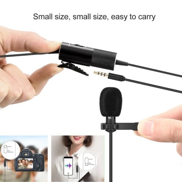 Yanmai R955S Professional Clip-on Lapel Mic Lavalier Omni-directional Condenser Microphone, For Live Broadcast, Show, KTV, etc - Image 8