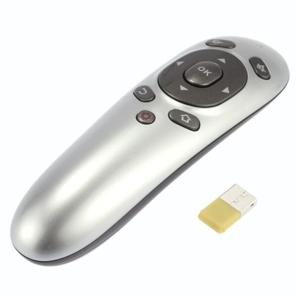 PR-07 2.4G Multifunctional 6-axis Gyro PC Wireless Presenter Remote Control PPT Presentation Air Mouse , Support Windows XP /  Vista / Win7 / Win8 / Android 4.0 and Above Version , Effective Distance: 15m, PR-07 - Image 2