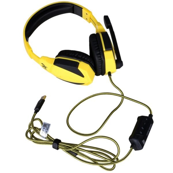 KOTION EACH G4000 USB Version Stereo Gaming Headphone Headset Headband with Microphone Volume Control LED Light for PC Gamer,Cable Length: About 2.2m - Image 8