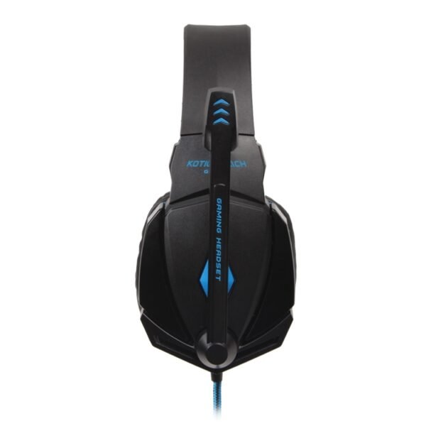 KOTION EACH G4000 Stereo Gaming Headphone Headset Headband with Mic Volume Control LED Light for PC Gamer,Cable Length: About 2.2m(White + Red), PC0105L, PC0105R, PC0105W - Image 4