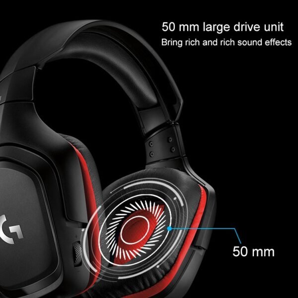 Logitech G331 Dolby 7.1 Surround Sound Stereo Folding Noise Reduction Competition Gaming Headset - Image 5