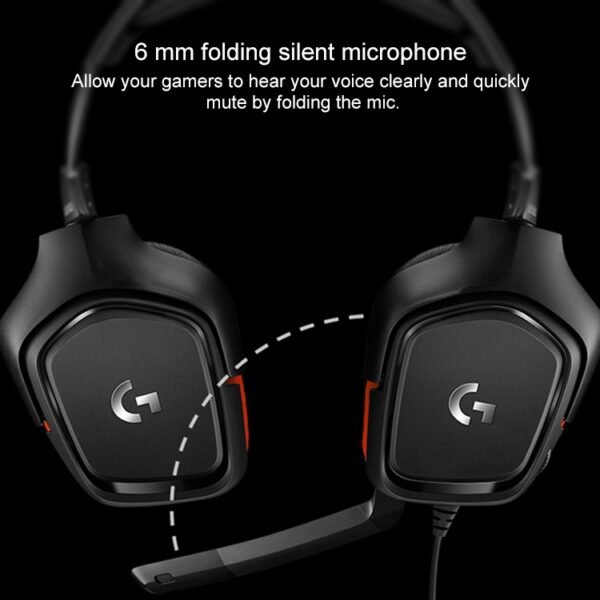 Logitech G331 Dolby 7.1 Surround Sound Stereo Folding Noise Reduction Competition Gaming Headset - Image 6