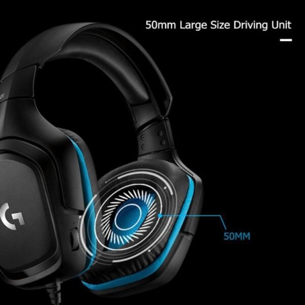 Logitech G431 Dolby 7.1 Surround Sound Stereo Folding Noise Reduction Competition Gaming Headset - Image 6