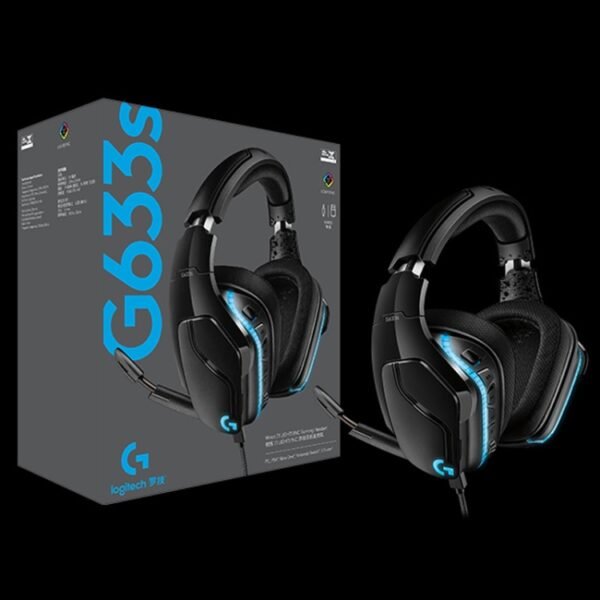 Logitech G633S Dolby 7.1 Surround Sound Stereo Colorful Lighting Noise Reduction Competition Gaming Wired Headset - Image 12