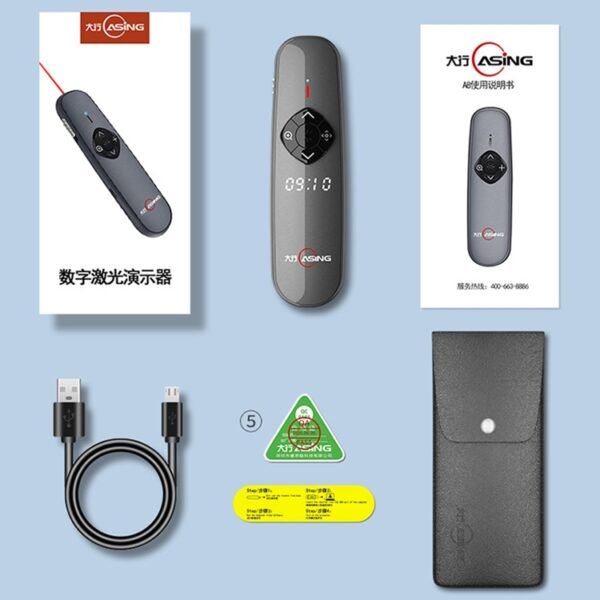 ASiNG A8 128GB Green Laser PPT Page Turning Pen Wireless Presenter - Image 7
