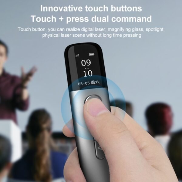 ASiNG A9 128MB Red Light Multifunctional PPT Touch Laser Page Turning Pen Wireless Presenter, A9 128MB Red Light (Grey), A9 128MB Red Light (Blue) - Image 3